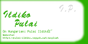 ildiko pulai business card